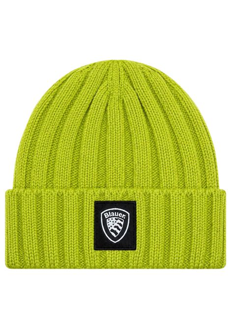 Cappello unisex in misto lana BLAUER | 26WBLKA05560VERDE CHIARO